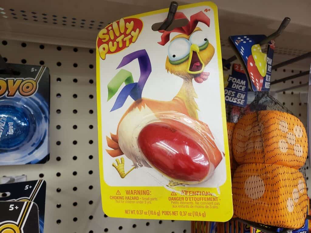 A package of Silly Putty.